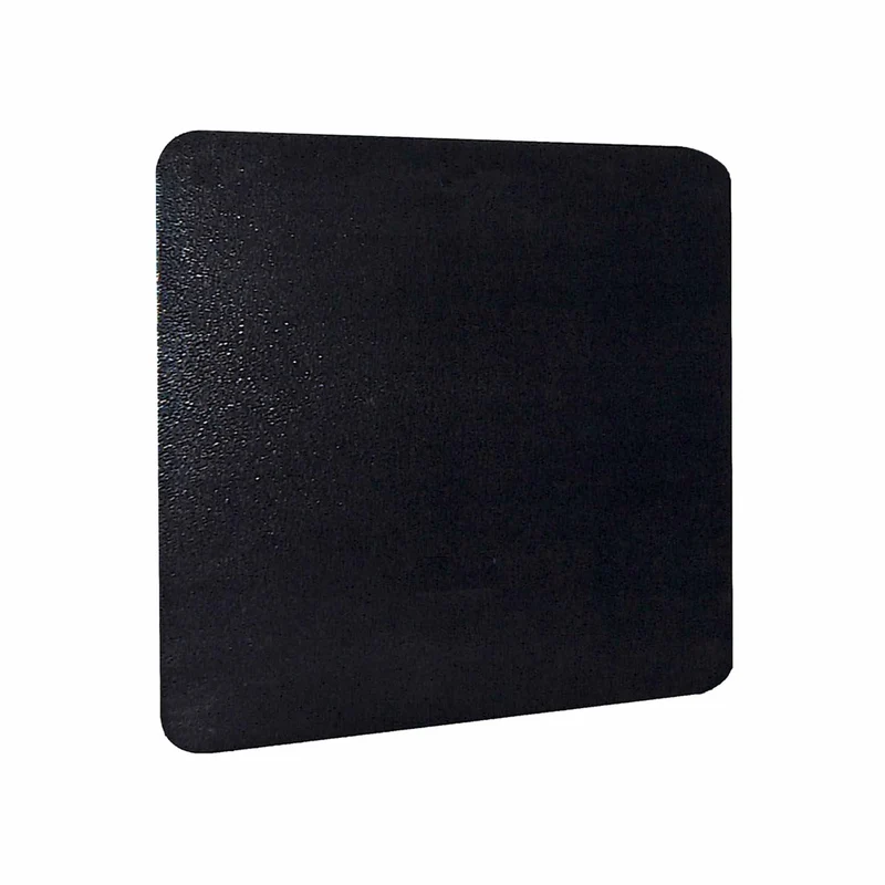 Écran protecteur noir texturé pour poêle, 40'' x 48''