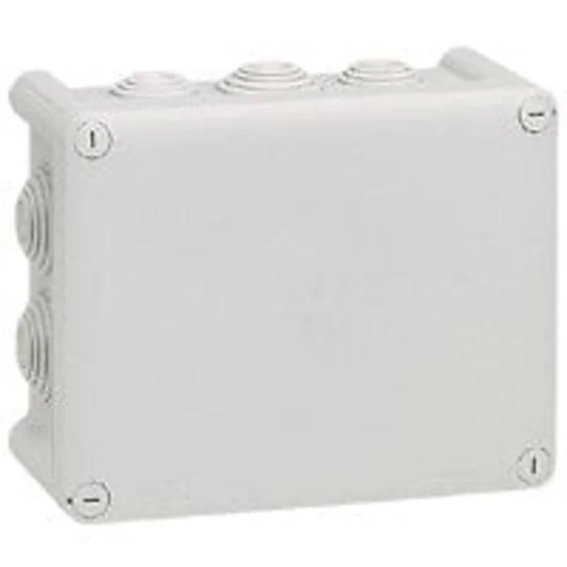 Boîte de dérivation rectangulaire 155x110x74mm - fermeture 1/4 de tour - Plexo - Legrand