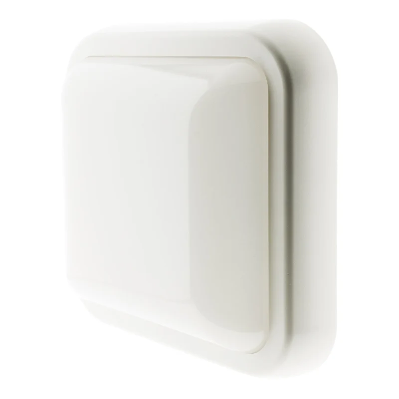 Hublot carré LED 15W 1050lm IP44 Blanc - Zenitech