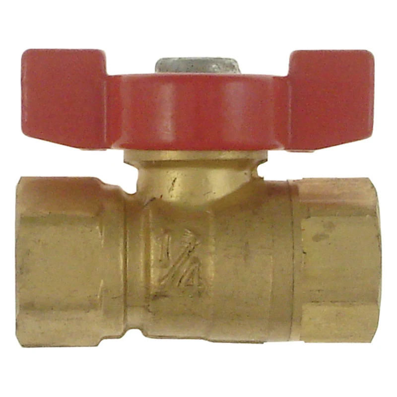 Mini valve à bille en laiton, 1/4" x 1/4"