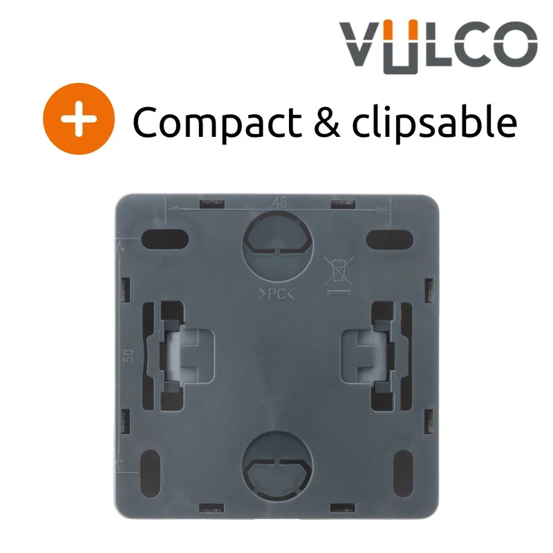 Bouton poussoir 10A en saillie - gamme Vulco - Zenitech