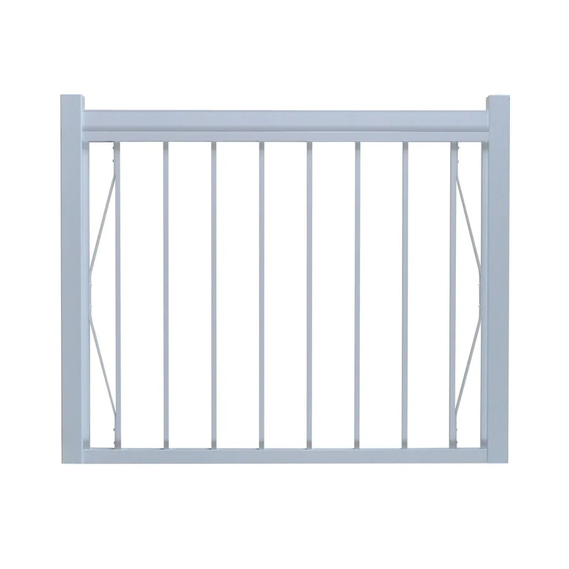 Ensemble de barrière blanc pour rampe d'aluminium Legacy, 42'' x 48''