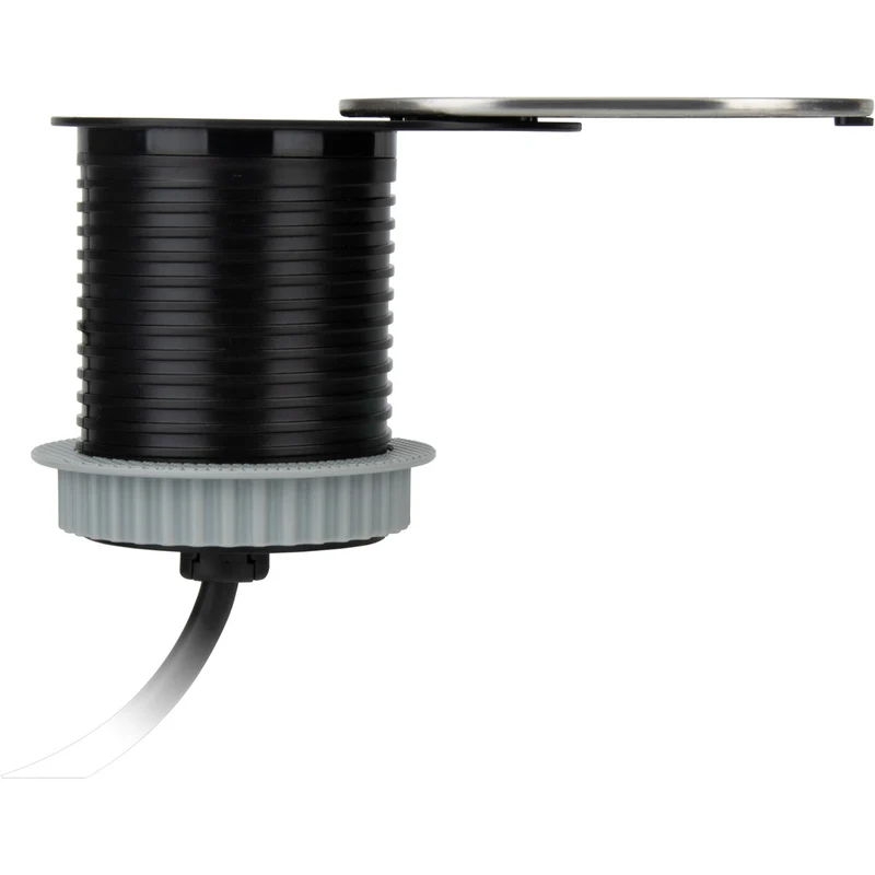 Bloc Gliss encastrable 16A + USB A+C Inox - Otio