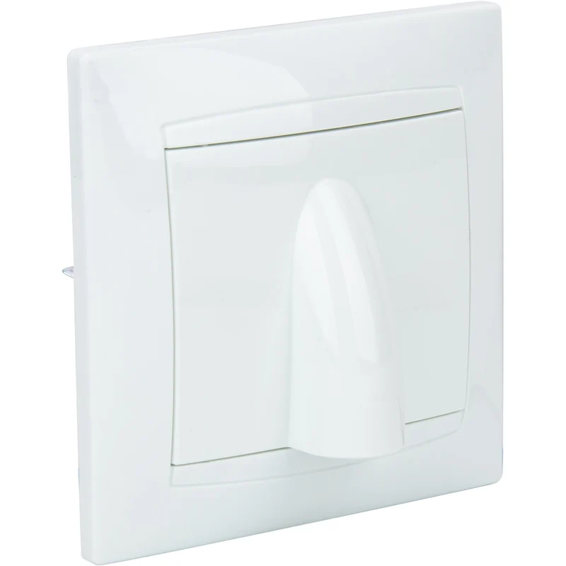 Cache pour sortie de câble Ø5/12mm Zyna - Blanc - Zenitech