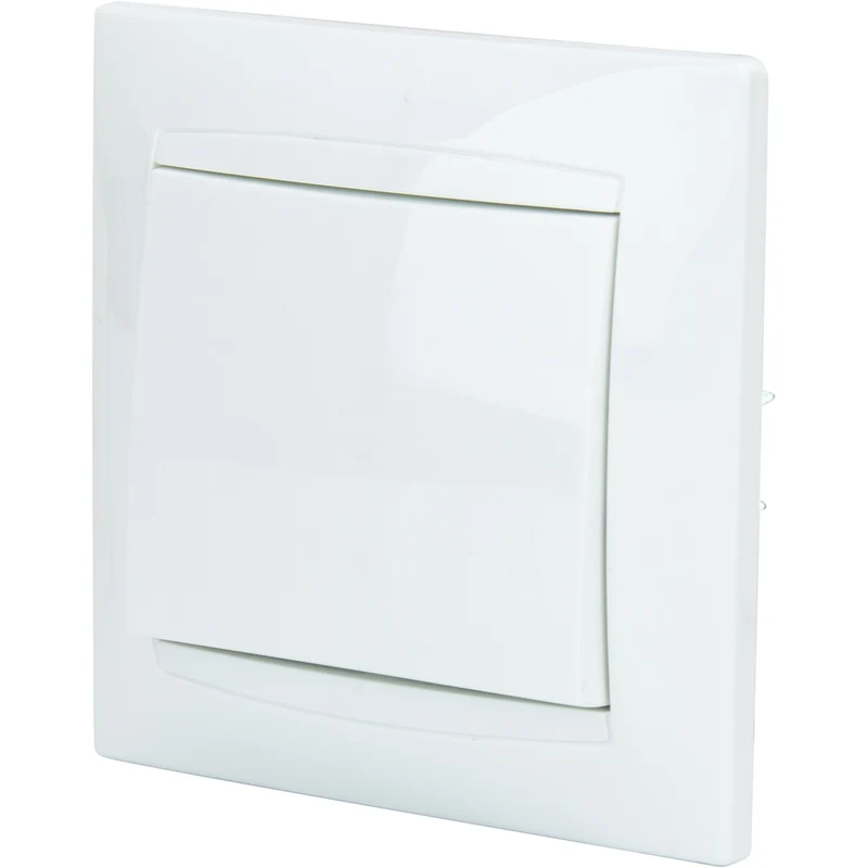 Bouton poussoir encastré Zyna - Blanc - Zenitech