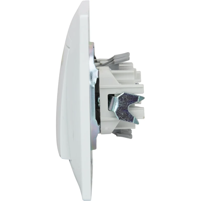 Bouton poussoir encastré Zyna - Blanc - Zenitech