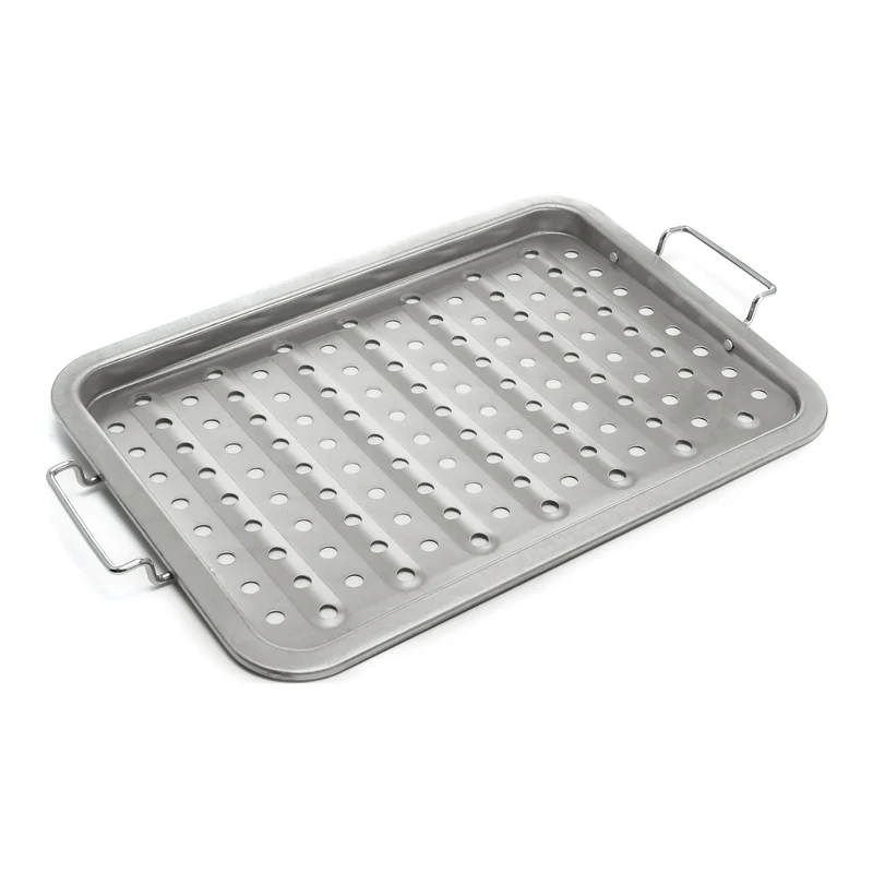 Plateau en inox.