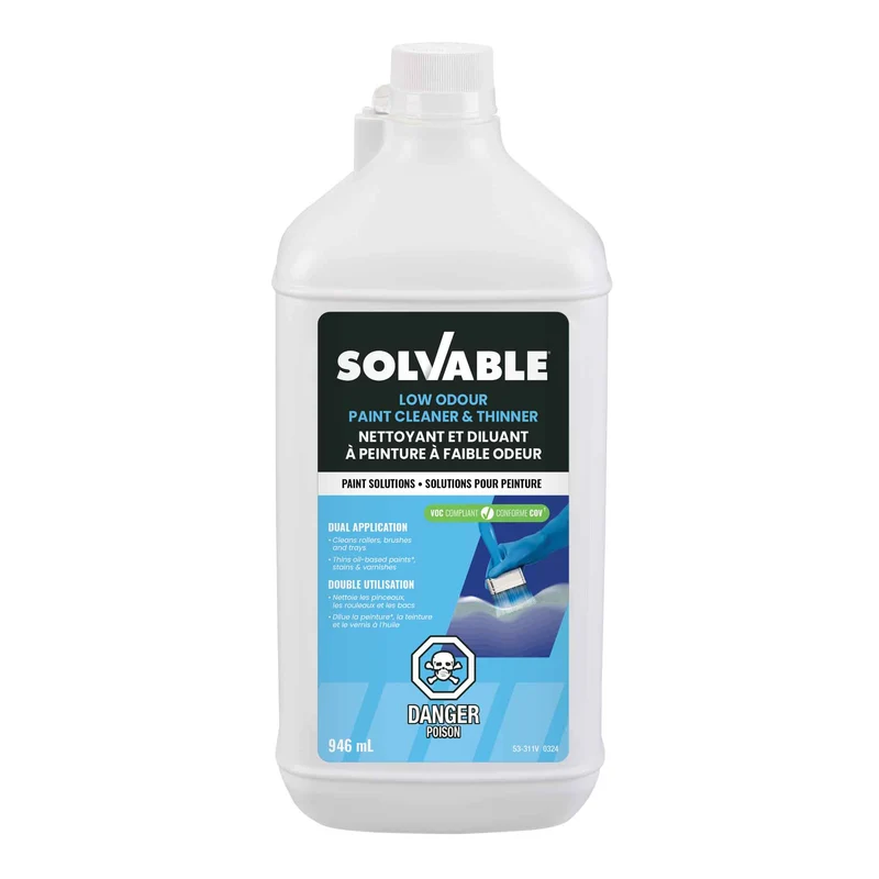 Nettoyant et diluant à peinture à faible odeur, 946 ml