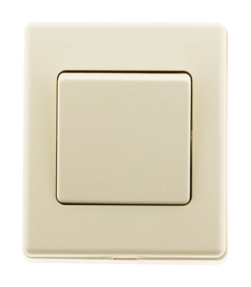 Bouton poussoir 10A saillie - blanc - Beijing - Zenitech