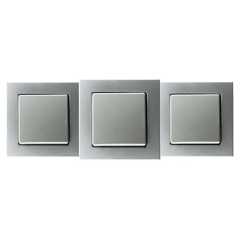 Lot de 3 interrupteurs en saillie Bel Vue - Zenitech