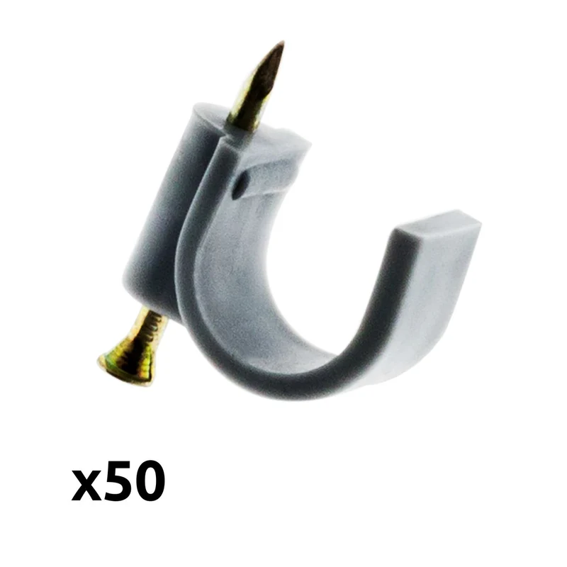 Lot de 50 crochets de fixation Ø20mm - Zenitech