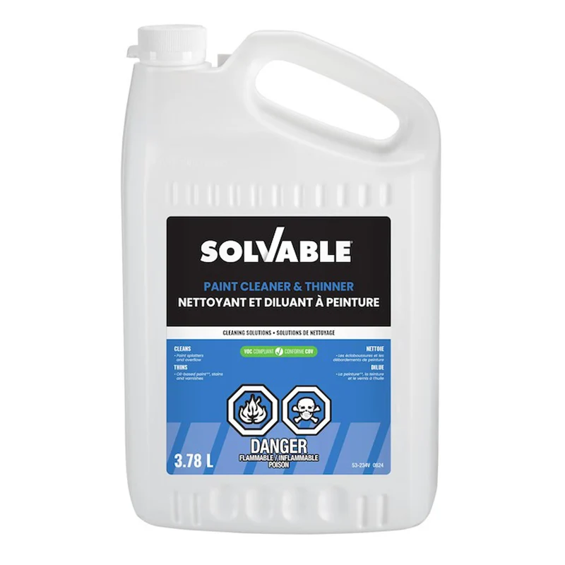 Nettoyant et diluant à peinture, 3,78 L
