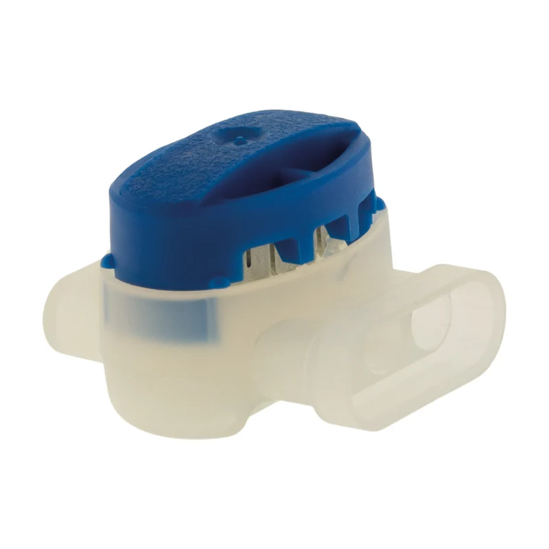 5 connecteurs étanches 3 entrées fils rigides 0,5 / 1,5 mm² - Bleu - Blm