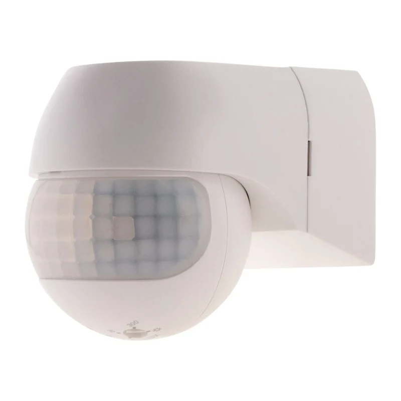 Détecteur de mouvement orientable et compact int/ext IP44 - Blanc - Zenitech