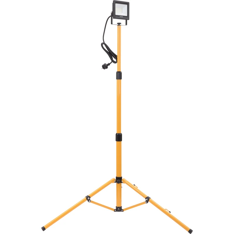 Projecteur LED trépied 30W IP65 - Jaune - Zenitech