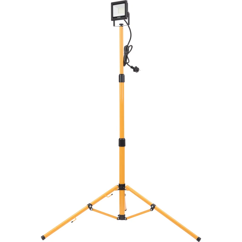 Projecteur LED trépied 30W IP65 - Jaune - Zenitech