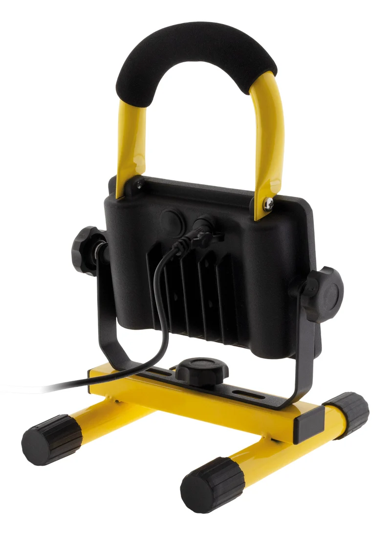 Projecteur LED rechargeable de chantier - jaune - Zenitech