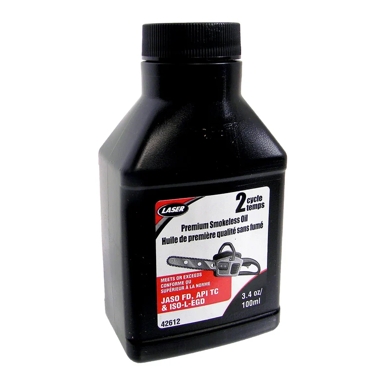 Huile semi-synthétique Premium sans fumée pour moteur à 2 temps, 100 ml