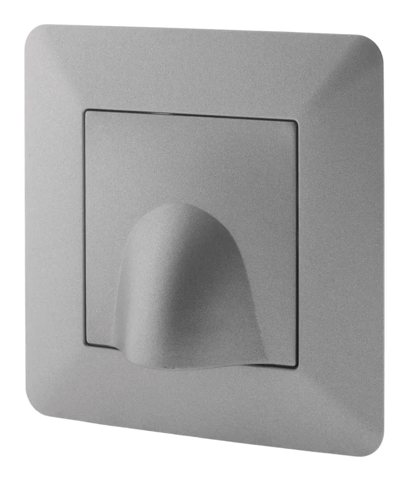 Plaque sortie de câble 16A titanium - Artezo - Zenitech
