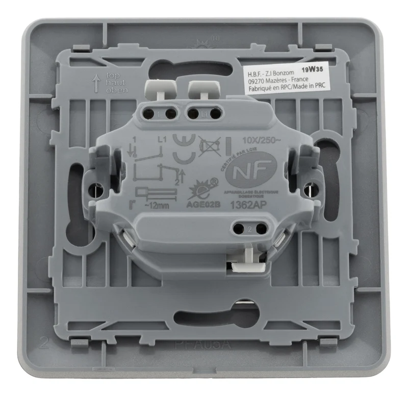 Interrupteur volets roulants Artezo - Zenitech