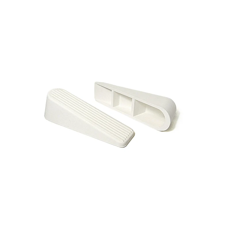 Butoir de porte à angle en caoutchouc de 4-3/16'' x 1-3/16'', 2 unités (beige)