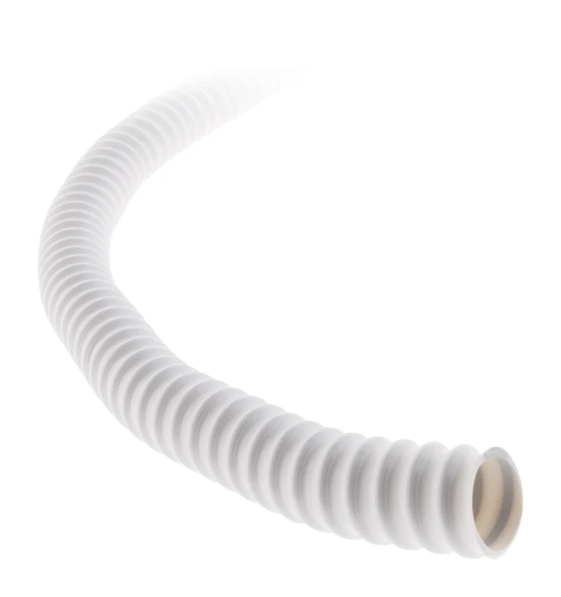 Tuyau évacuation condensats universel goulotte clim Ø16mm 30m - Blanc - Zenitech