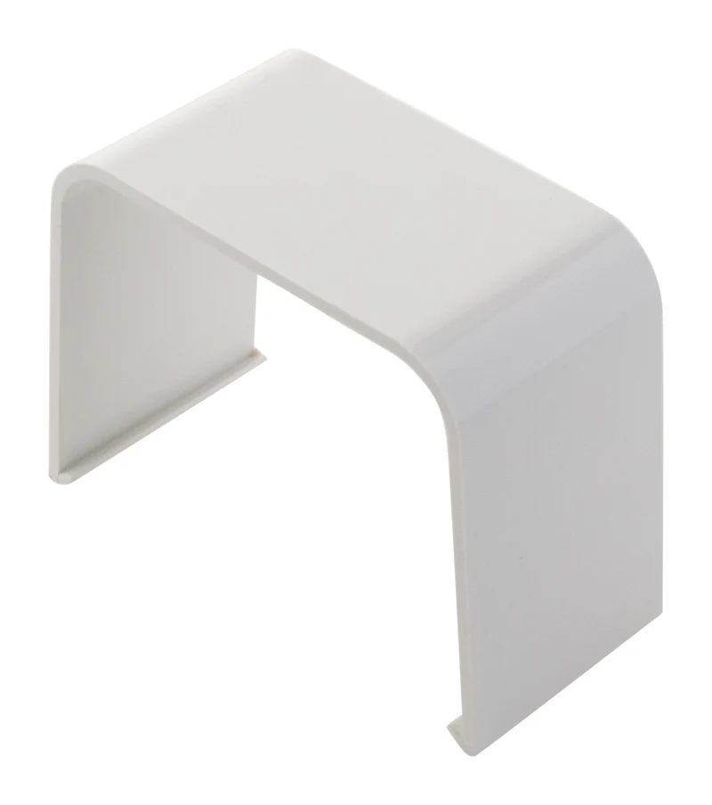 Joint d'intersection raccord goulotte clim - 80x60mm - Blanc Ral 9001 - Zenitech