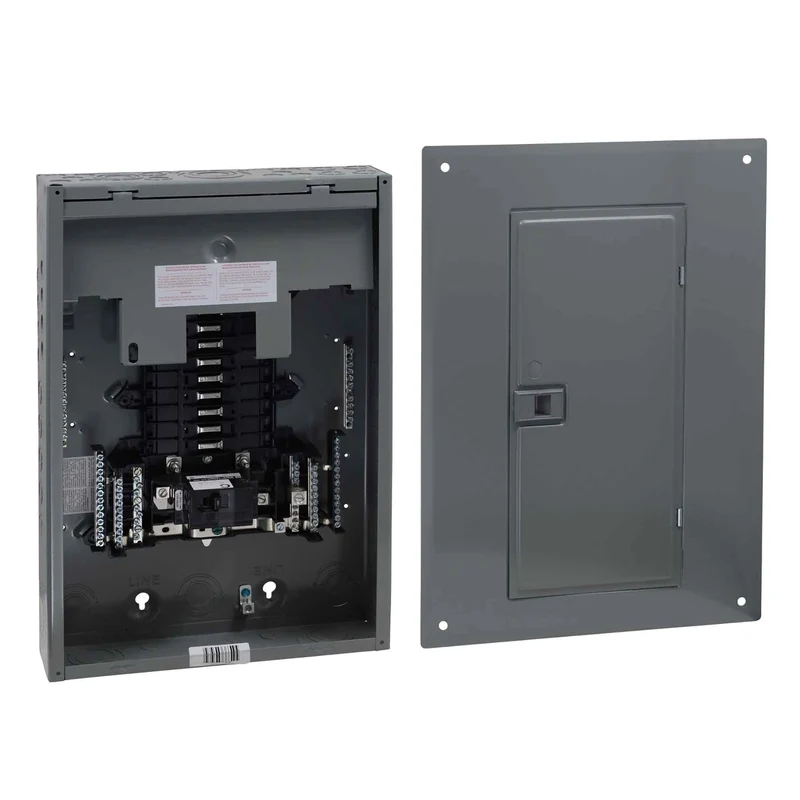 Panneau électrique Square D QO de 100 A à 24 espaces et 48 circuits, disjoncteur principal inclus