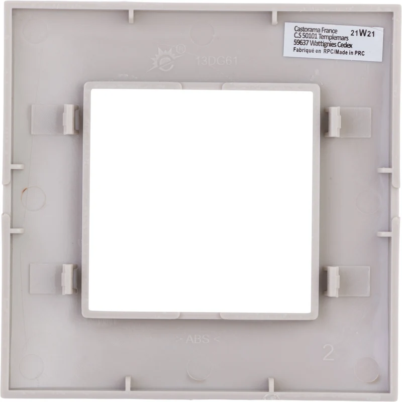 Plaque de finition simple Kalya - Zenitech