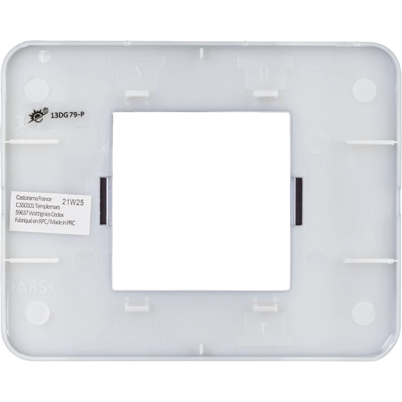 Plaque de finition simple Kalya - Zenitech