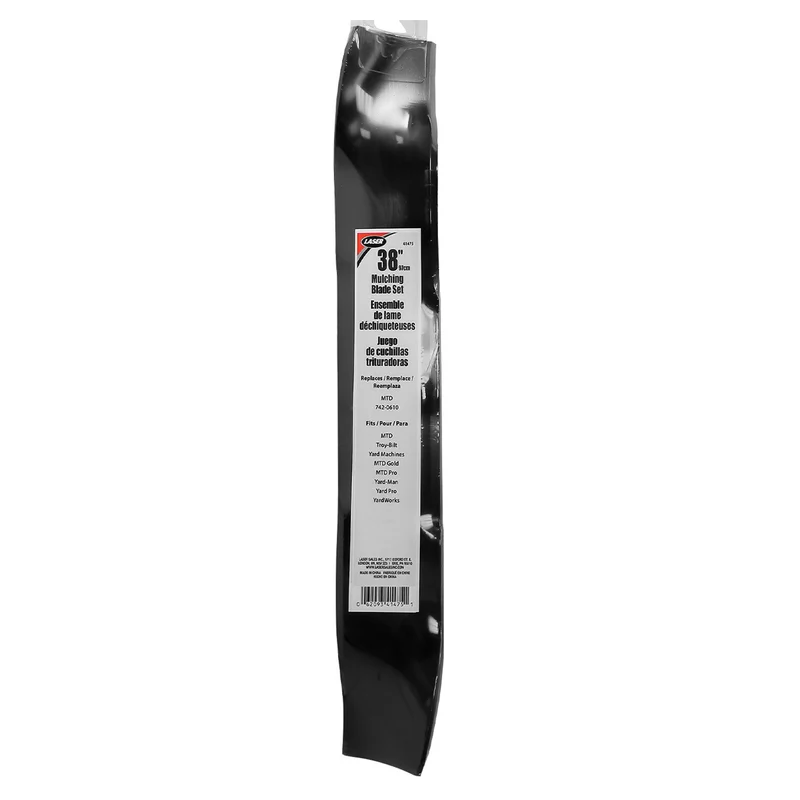 Ensemble de lames de déchiquetage MTD qui remplace 742-0610, 942-0610, 38'' (2 unités)