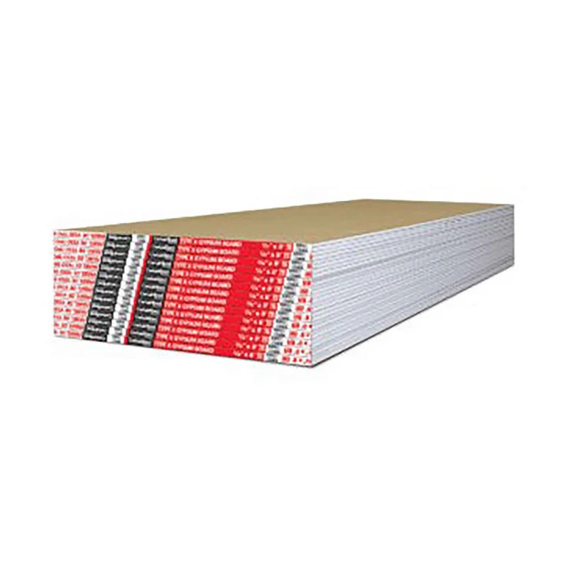 Panneau de gypse de Type X résistant au feu pour murs et plafonds, 5/8" x 4' x 12'