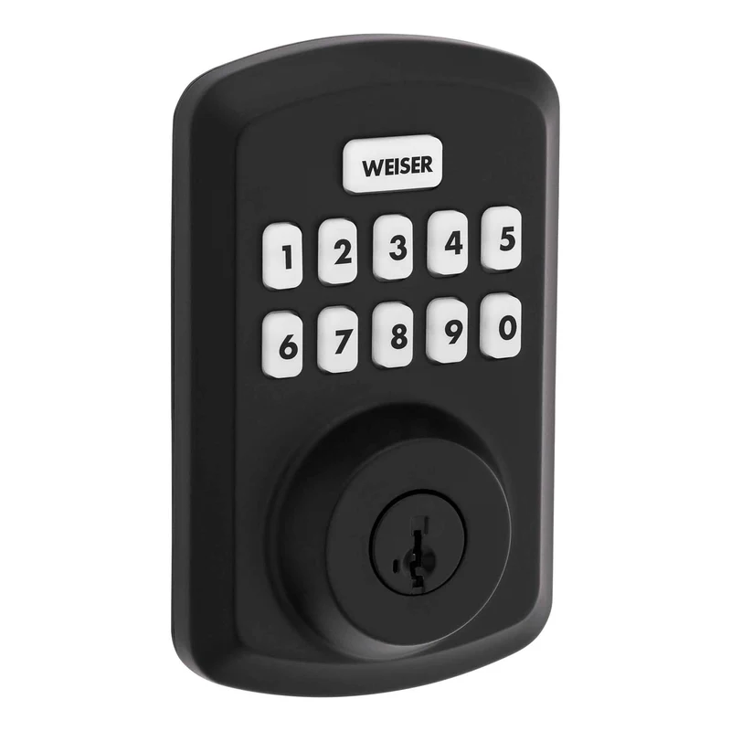 Pêne dormant électronique Powerbolt 3 avec SmartKey, noir mat