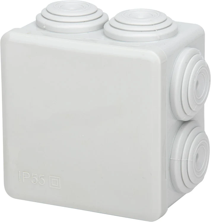 Boîte de dérivation IP55 60x60x40mm - Blanc - Zenitech