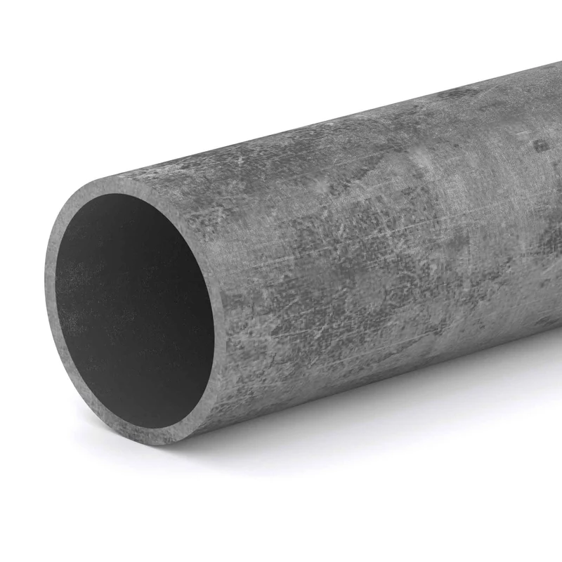 Tube rond en acier non plaqué, 1'' x 48''