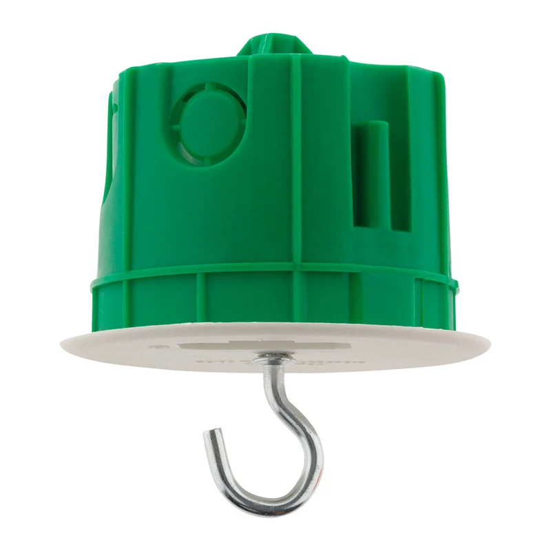 Boîte DCL point de centre murs pleins Ø65mm Vert - Blm