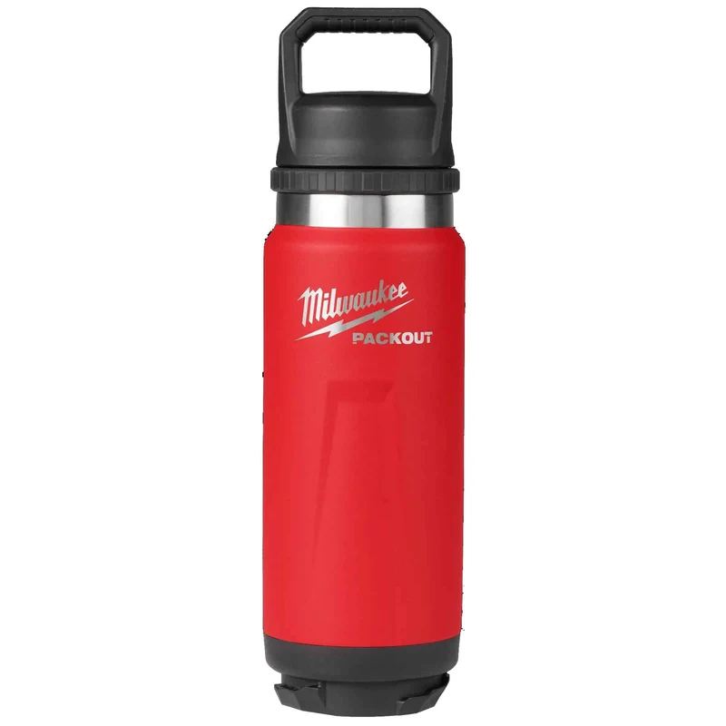 Bouteille isotherme avec couvercle PACKOUT, 24 oz (rouge)