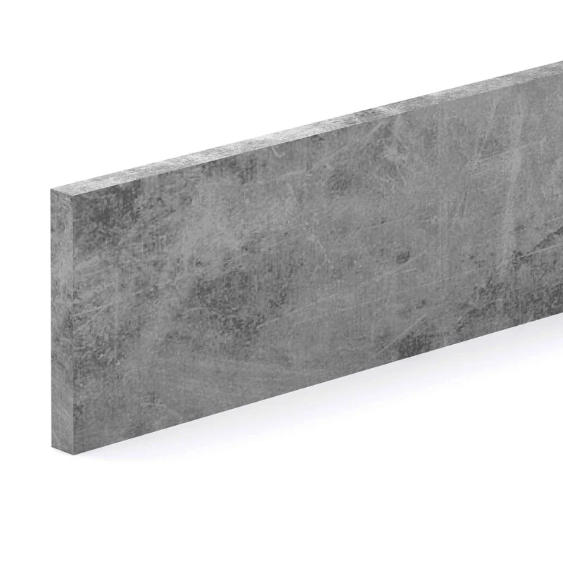 Barre plate en acier non plaqué, 1/8'' x 1-1/2'' x 48''
