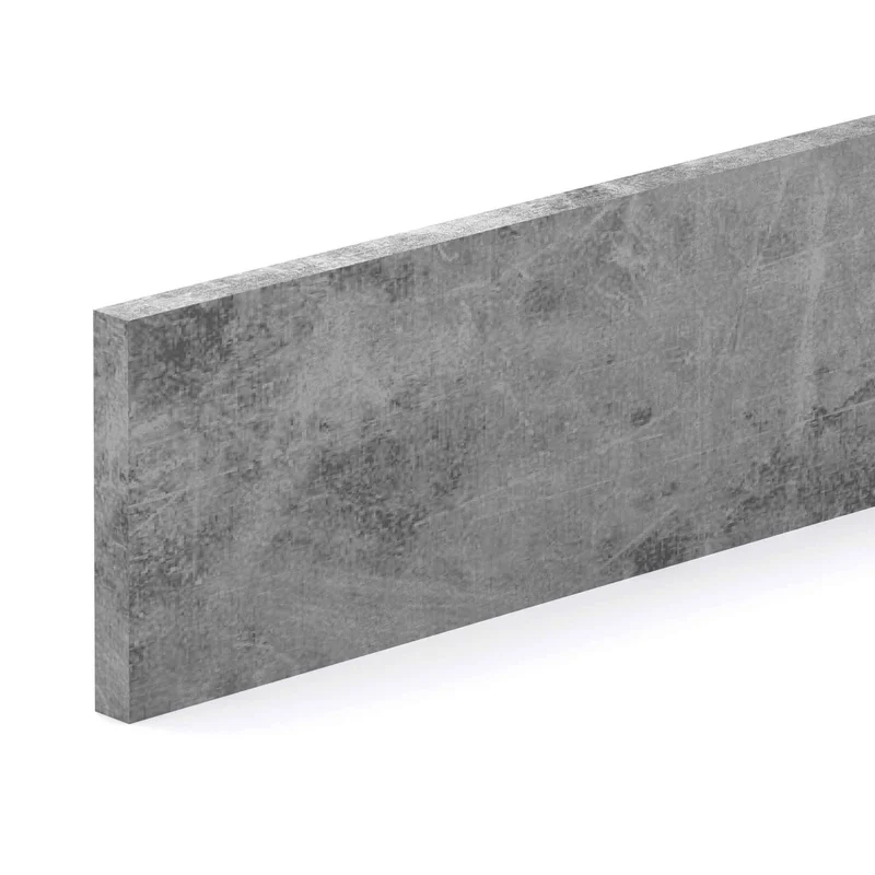 Barre plate en acier non plaqué, 1/8'' x 3/4'' x 48''