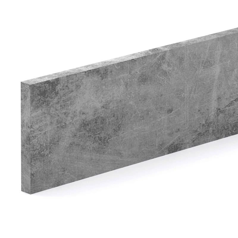 Barre plate en acier non plaqué, 1/8'' x 1/2'' x 48''