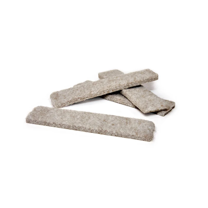 ECO FELTAC coussinet de feutre en bande de 1'' x 4'', beige (16 unités)