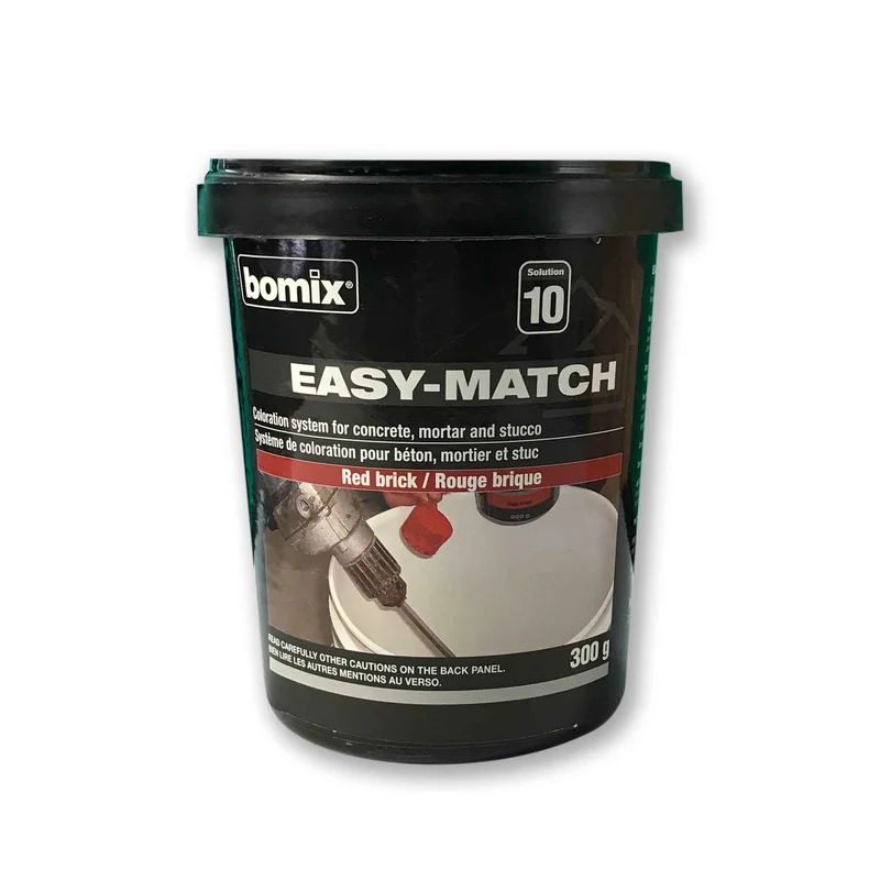Système de coloration pour béton, mortier et stuc EASY-MATCH, 300 g (rouge brique)