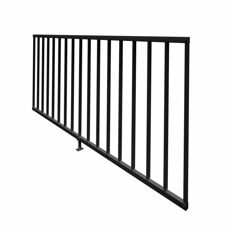 Ensemble de rampe noir Duo, 42'' x 72''