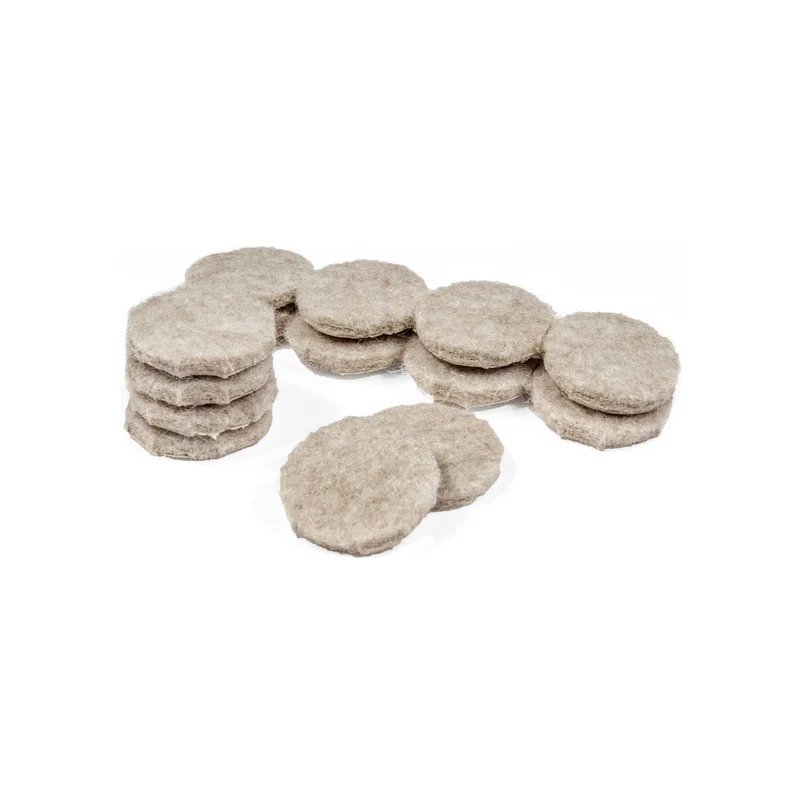 ECO FELTAC coussinet de feutre rond de 1'', beige (16 unités)