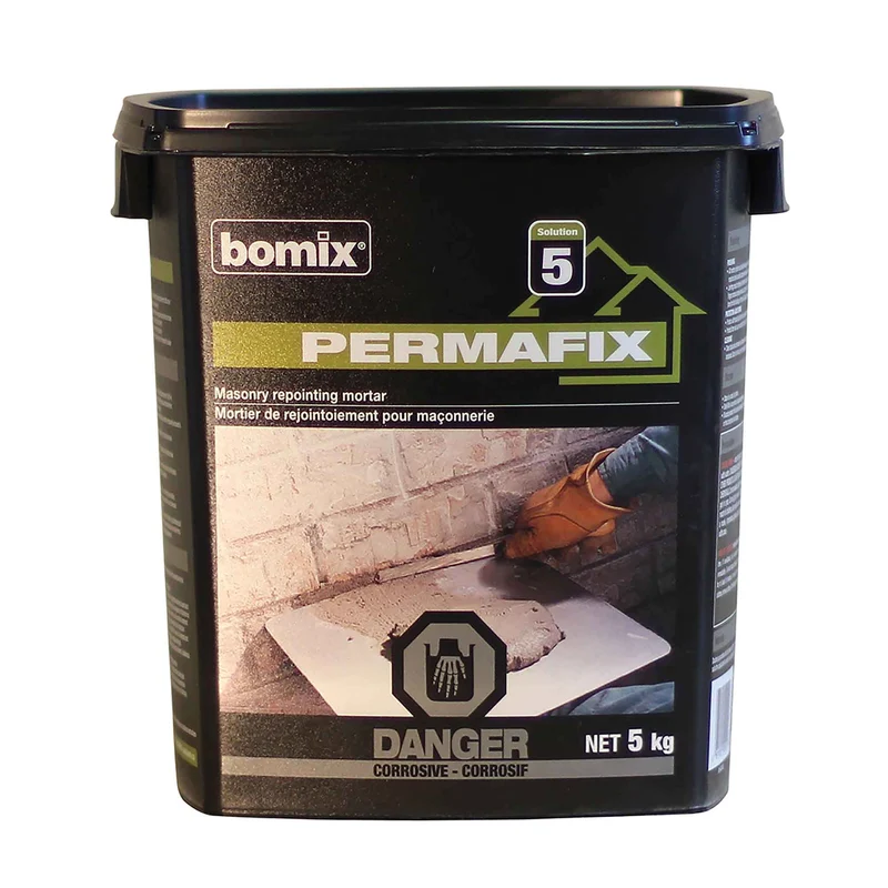 Mortier de rejointoiement pour maçonnerie PERMAFIX, 5 kg