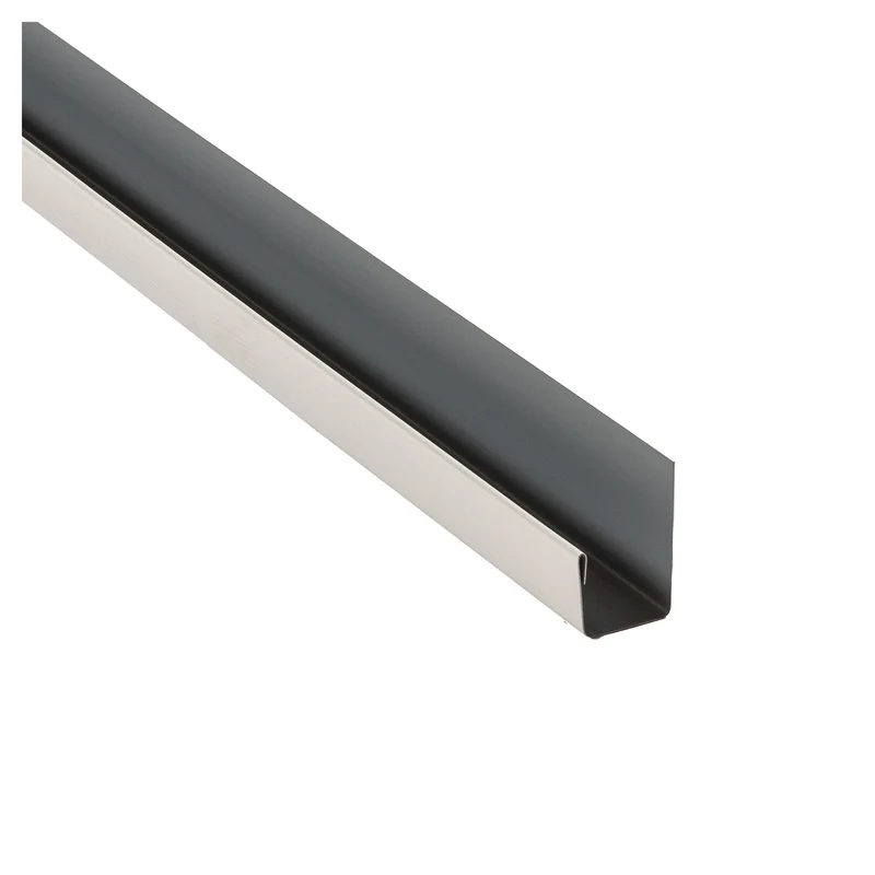 Moulure en "J" de 1" x 10', blanc