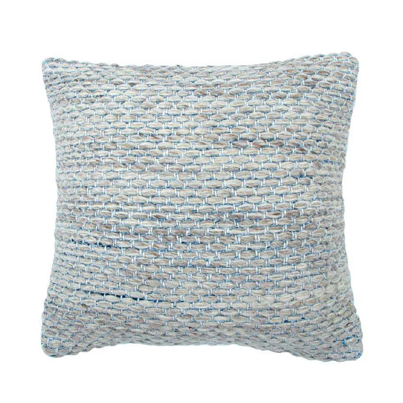 Coussin texturé Ocean, 18'' x 18'' (bleu Natural)