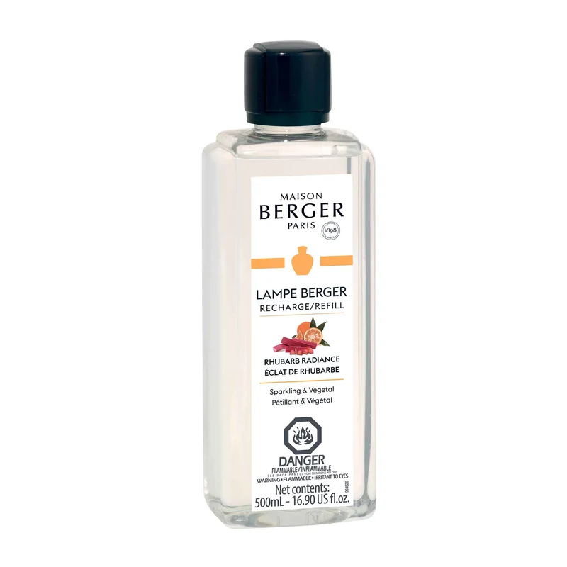 Recharge pour lampe aromatique de 500 ml, éclat de rhubarbe