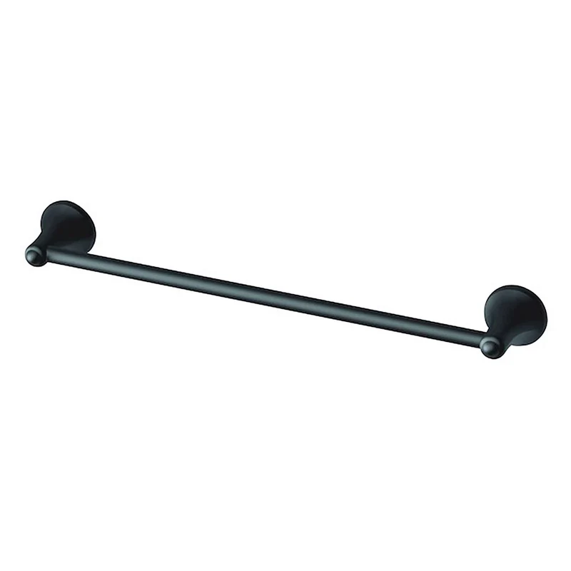 Porte-serviettes Laia de 24'', noir mat