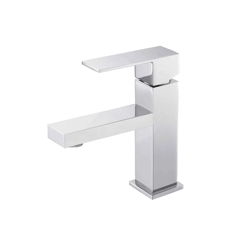 Robinet de salle de bain à 1 poignée, chromé